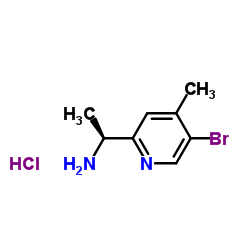 (S)-1-(5-bromo-4-methylpyridin-2-yl)ethanamine hydrochloride图片