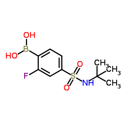 (4-(N-(叔-丁基)氨磺酰)-2-氟苯基)硼酸图片