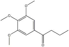 1-(3,4,5-TRIMETHOXYPHENYL)-1-BUTANONE结构式