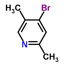 4-溴-2,5-二甲基吡啶结构式