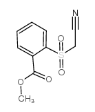 2-[(氰基甲基)磺酰基]苯甲酸甲酯结构式