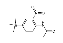 acetic acid-(2-nitro-4-trimethylsilanyl-anilide) Structure