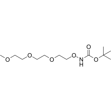 m-PEG3-ONHBoc结构式