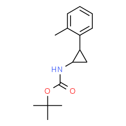 tert-butyl (trans-2-(o-tolyl)cyclopropyl)carbamate Structure