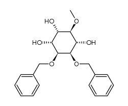 (1R,2S,3R,4S,5R,6S)-5,6-bis(benzyloxy)-3-methoxycyclohexane-1,2,4-triol结构式