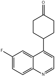 4-(6-氟喹啉-4-基)环己酮图片