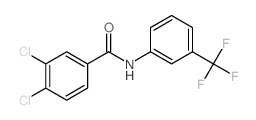 Benzamide,3,4-dichloro-N-[3-(trifluoromethyl)phenyl]- structure