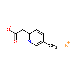 Potassium 2-(5-Methylpyridin-2-yl)acetate结构式