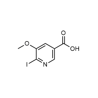 6-碘-5-甲氧基烟酸结构式