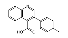 3-p-Tolyl-chinolin-4-carbonsaeure Structure