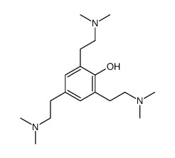 2,4,6-tris[2-(dimethylamino)ethyl]phenol Structure