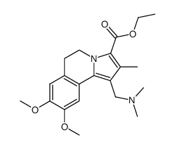 1-[(Dimethylamino)methyl]-5,6-dihydro-8,9-dimethoxy-2-methylpyrrolo[2,1-a]isoquinoline-3-carboxylic acid ethyl ester picture