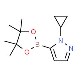 (1-CYCLOPROPYL-1H-PYRAZOL-5-YL)BORONIC ACID PINACOL ESTER Structure