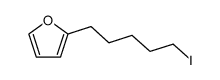 2-(5-iodo-pentyl)-furan Structure