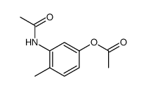 3-Acetamido-4-Methylphenyl Acetate structure