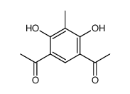 1-(5-ACETYL-2,4-DIHYDROXY-3-METHYLPHENYL)ETHAN-1-ONE结构式