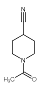 1-acetylpiperidine-4-carbonitrile structure