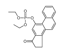 diethyl (17-oxo-15,16-dihydrocyclopenta[a]phenanthren-11-yl) phosphate Structure