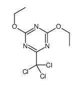 2,4-diethoxy-6-(trichloromethyl)-1,3,5-triazine Structure