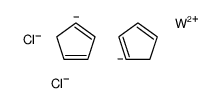 DICHLOROBIS(CYCLOPENTADIENYL)TUNGSTEN Structure