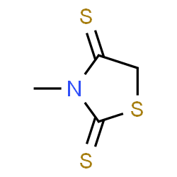 2,4-Thiazolidinedithione,3-methyl-结构式