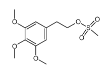 2-(3,4,5-trimethoxyphenyl)ethyl methanesulfonate结构式