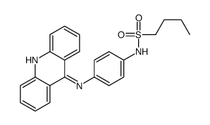 N-[p-(9-Acridinylamino)phenyl]-1-butanesulfonamide Structure