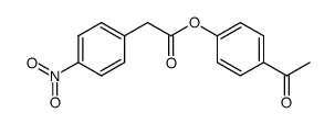 4-Nitrobenzeneacetic acid 4-acetylphenyl ester picture