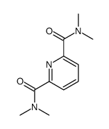 2-N,2-N,6-N,6-N-tetramethylpyridine-2,6-dicarboxamide结构式