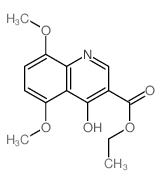 ethyl 5,8-dimethoxy-4-oxo-1H-quinoline-3-carboxylate Structure