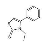 3-Ethyl-4-phenyl-1,3-thiazole-2(3H)-thione结构式