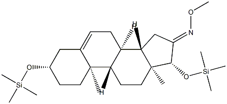 3β,17β-Bis(trimethylsiloxy)androst-5-en-16-one O-methyl oxime picture