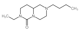 6H-Pyrazino[1,2-c]pyrimidin-6-one,2-butyl-7-ethyloctahydro- Structure