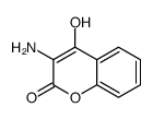 3-AMINO-4-HYDROXY-CHROMEN-2-ONE结构式