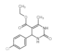 4-(4-氯苯基)-6-甲基-2-氧代-1,2,3,4-四氢嘧啶-5-羧酸乙酯图片