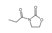 3-propionyl-2-oxazolidinone结构式