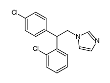 1-[2-(2-chlorophenyl)-2-(4-chlorophenyl)ethyl]imidazole Structure