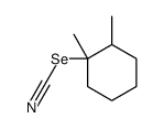 (1,2-dimethylcyclohexyl) selenocyanate Structure