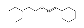 Cyclohexanecarbaldehyde O-(2-diethylamino-ethyl)-oxime Structure