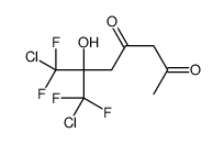 7-chloro-6-[chloro(difluoro)methyl]-7,7-difluoro-6-hydroxyheptane-2,4-dione Structure