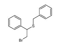 (1-benzylsulfanyl-2-bromoethyl)benzene Structure