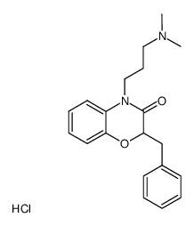 2-benzyl-4-(3-dimethylamino-propyl)-4H-benzo[1,4]oxazin-3-one, hydrochloride Structure