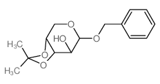 b-D-Arabinopyranoside,phenylmethyl 3,4-O-(1-methylethylidene)- Structure