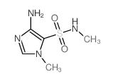 1H-Imidazole-5-sulfonamide,4-amino-N,1-dimethyl- Structure