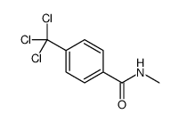 N-methyl-4-(trichloromethyl)benzamide Structure