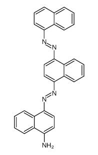 4-[[4-(1-naphthylazo)-1-naphthyl]azo]naphthalen-1-amine Structure