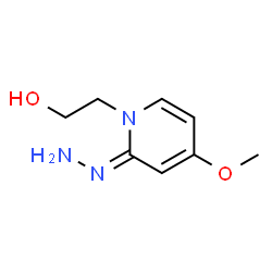 2(1H)-Pyridinone,1-(2-hydroxyethyl)-4-methoxy-,hydrazone(9CI)结构式