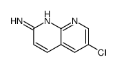 6-氯-1,8-萘啶-2-甲胺结构式