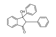 3-hydroxy-2,3-diphenyl-2H-inden-1-one Structure