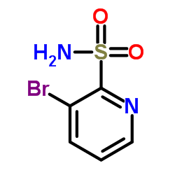 3-Bromo-2-pyridinesulfonamide结构式